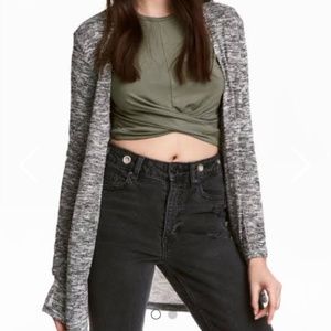 H&M Heather Mable Grey Long Cardigan